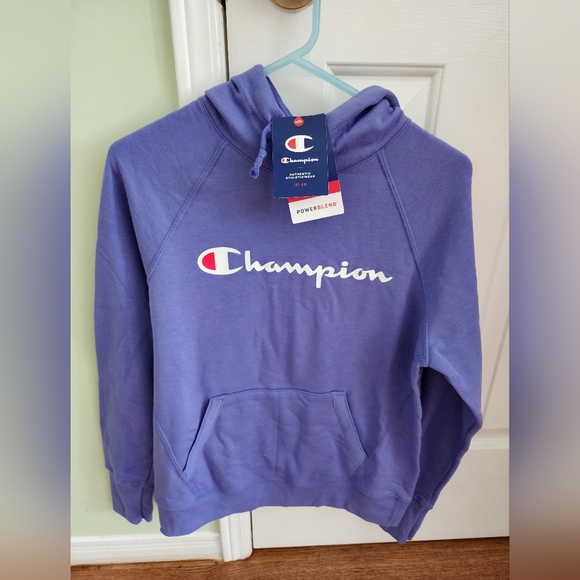 Girls purple Champion hoodie - Picture 1 of 2